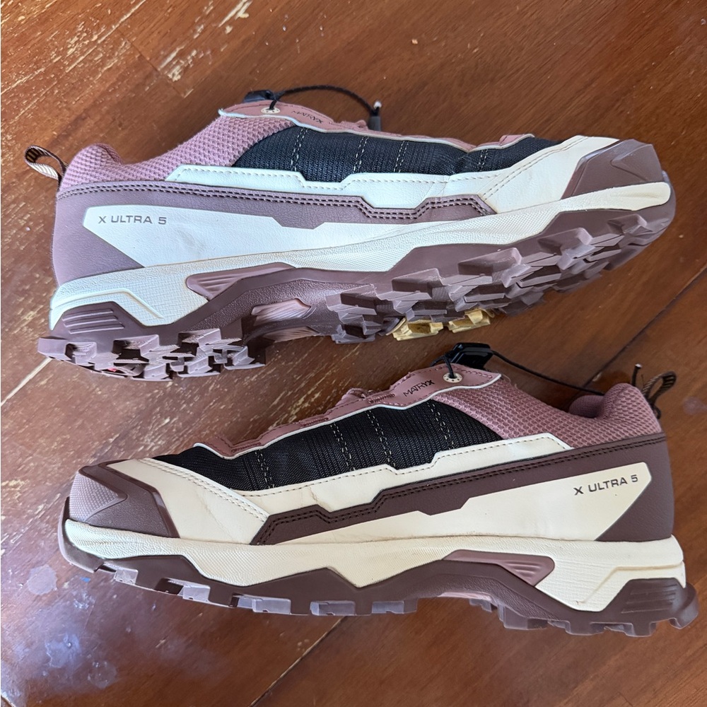 Salomon X Ultra 5 Trail Shoes - Pink, Black, White